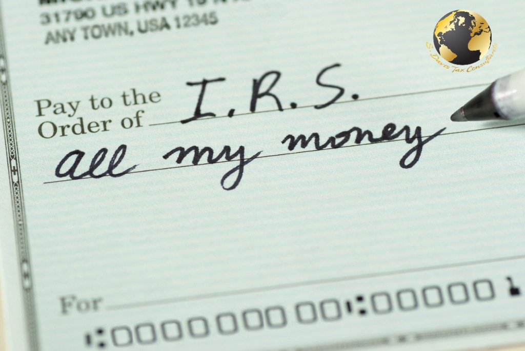 check-to-internal-revenue-service-for-all-my-money-picture-id470896082